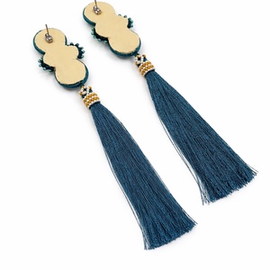 Cercei soutache lungi - bijuterii - cercei - cercei lungi - Artynos.ro