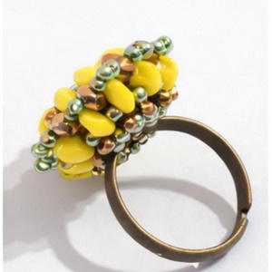 Inel handmade cu cristal Swarovski - bijuterii - inele - inele statement - Artynos.ro
