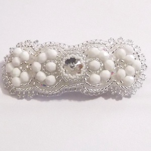 Clama de par pentru mirese - accesorii nuntă - ornamente de păr de nuntă - ornamente de păr mireasă - Artynos.ro