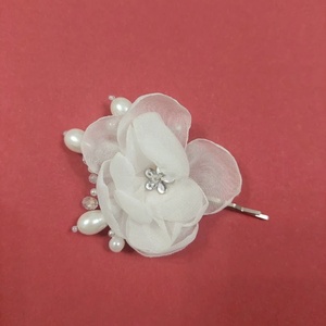 Agrafa par pentru mireasa - accesorii nuntă - ornamente de păr de nuntă - ornamente de păr mireasă - Artynos.ro