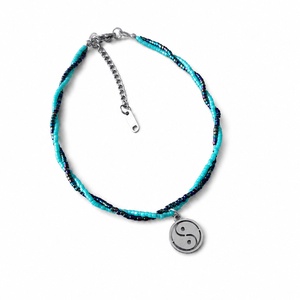 Bratara de picior boho, reglabila, bijuterie de vara, bratara glezna minimalista - Artynos.ro