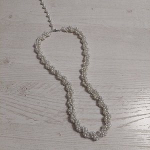 Colier cu perle pentru mireasa - Pearl Blossom - accesorii nuntă - bijuterii mireasă - colier mireasă - Artynos.ro