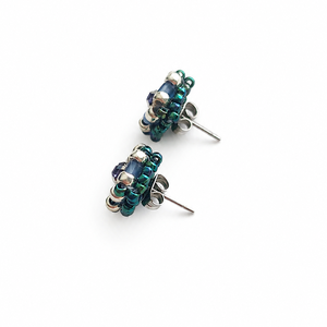 Set bijuterii handmade Blue Blossom - bijuterii - seturi de bijuterii - Artynos.ro