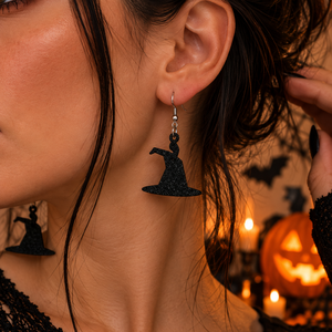 Cercei Pălăria Vrăjitoarei � ediție Halloween - casă & stil de viață - decorațiuni de casă - halloween - tot ce ai nevoie de o petrecere! - bijuterii de halloween - Artynos.ro