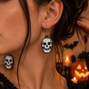 Cercei Craniu � ediție Halloween - casă & stil de viață - decorațiuni de casă - halloween - tot ce ai nevoie de o petrecere! - bijuterii de halloween - Artynos.ro
