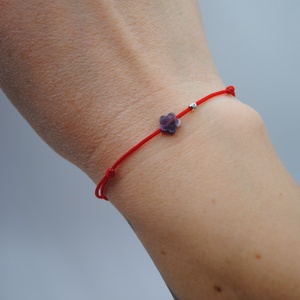 Bratara Martisor  Ametist si Argint - Artynos.ro