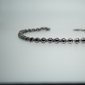 Colier Gabrieli Flame - Otel inoxidabil si cristale rosii - bijuterii - coliere - coliere din pietre semiprețioase - Artynos.ro