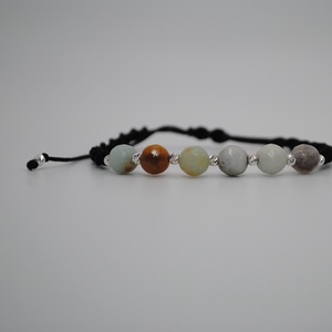 Brățară Gabrieli Amazonite Breeze Twist - Argint925 - bijuterii - brățări - brățări din pietre semiprețioase - Artynos.ro