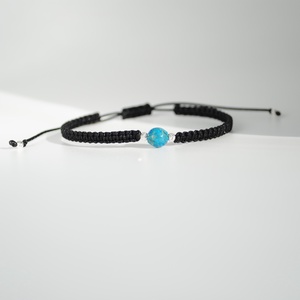 Brățară Calsilica Naturală 6 mm � Zodia Rac Protecție , Echilibru Emoțional, Handmade, Argint 925 - bijuterii - brățări - brățări din pietre semiprețioase - Artynos.ro