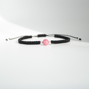 Bratara Rodonit Natural 6 mm � Zodia Leu Vindecare Emotionala , Forta Interioara, Handmade, Argint 925, Bijuterii, Bratari, Bratari din pietre semipretioase, Confectionarea bijuteriilor, ARTYNOS