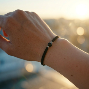 Brățară Obsidian Auriu Natural 6 mm � Zodia Capricorn Protecție, Claritate, Handmade, Argint 925 - bijuterii - brățări - brățări din pietre semiprețioase - Artynos.ro