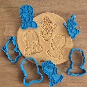 Set de forme pentru prăjituri Frozen� � Elsa, Anna, Olaf  Formă de prăjituri cu imprimeu 3D - casă & stil de viață - echipamente de bucătărie - accesorii de gătit - Artynos.ro
