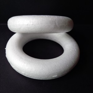 Baze pentru coroane din polistiren de 14 cm, pentru decorare  -  - Artynos.ro