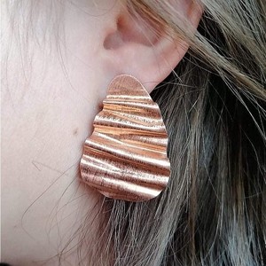 Cercei val în cupru -  - Artynos.ro Cercei val în cupru -  - Artynos.ro