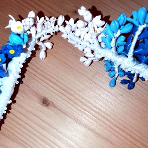 Colier Flori Nunta Polimer argila -  - Artynos.ro
