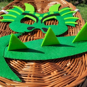 Costum de carnaval dragon verde pentru băieți - îmbrăcăminte și modă - costume și măști de carnaval - costume - Artynos.ro