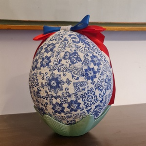 Ou decorativ de Paște  - decor de sărbători - decorațiuni de paște - decor masă de paște - Artynos.ro