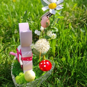 Aranjament de Paște  - decor de sărbători - decorațiuni de paște - alte creații de paște - Artynos.ro