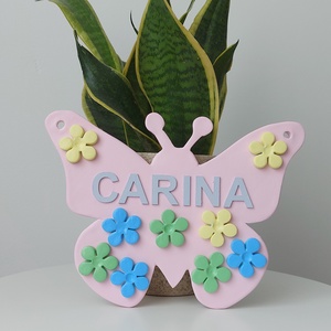 Placuta usa Fluture, Casa & Stil de viata, Echipament pentru camera copiilor, Decoratiuni de camera, Altele, ARTYNOS