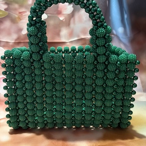 Geanta din margele  - accesorii nuntă - accesorii de nuntă - gentuță mireasă și genți - Artynos.ro