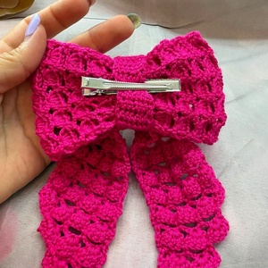 Clamita funda, Jucarii si echipamente pentru copii, Saci si seturi pentru copii, Accesorii pentru copii, Crosetat, Clama funda, ideala pentru inceperea anului scolar.Se poate realiza si pe alb , ARTYNOS