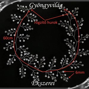 Bijuterii, ornamente de păr, catarame de păr: nuntă, mireasă, ornamente de păr casual S-H-FÜ05-60e -  - Artynos.ro