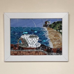 Tablou mozaic - Amintiri din Calabria, Arte vizuale și accesorii , , ARTYNOS