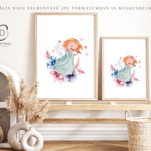 Decal de perete zână de primăvară, poster, decorare cameră copii -  - Artynos.ro