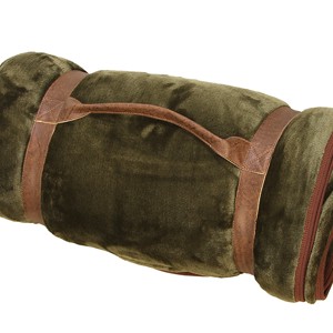 Vânătoare-pescuit pătură fleece cu două fețe cu suport 145 x 200 - casă & stil de viață - textile de casă - pături - Artynos.ro