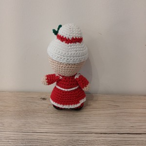 Croșetat doamna Claus - crăciun - decorațiuni de crăciun de casă - spiriduși de crăciun - Artynos.ro