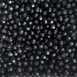 Margele acrilice - 8mm - 200 bucati / pachet - negru, , , ARTYNOS