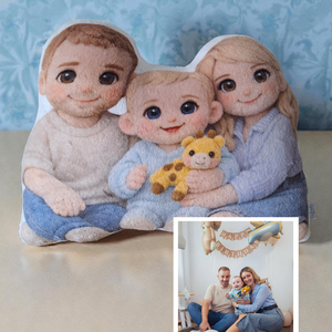 Perna foto personalizata � imaginea transformata intr-o figurina de plus - Artynos.ro