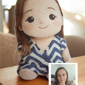 Pernă foto personalizată pentru � imaginea transformată într-o figurină de pluș - casă & stil de viață - textile de casă - perne - Artynos.ro