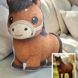 Perna foto personalizata cu animale � imaginea transformata intr-o figurina de plus - Artynos.ro