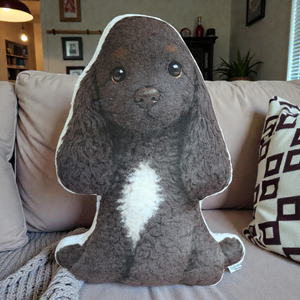 Pernă foto personalizată cu animale � imaginea transformată într-o figurină de pluș - casă & stil de viață - textile de casă - perne - Artynos.ro