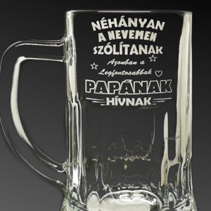 Stein de bere gravat, , , Cana de bere gravata pentru tati, preoti., ARTYNOS