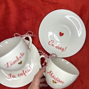 Set personalizat cană și farfurie - Artynos.ro