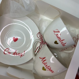 Set personalizat cană și farfurie - casă & stil de viață - accesorii pentru echipamente de bucătărie - accesorii de servire - cești cafea, set ceai - Artynos.ro