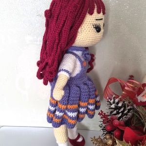 Corina papusa prietenoasa - jucării și echipamente pentru copii - plușuri - păpușă croșetată, păpușă de pluș - Artynos.ro