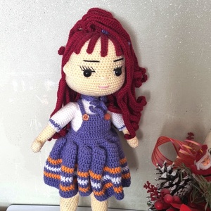 Corina papusa prietenoasa - jucării și echipamente pentru copii - plușuri - păpușă croșetată, păpușă de pluș - Artynos.ro