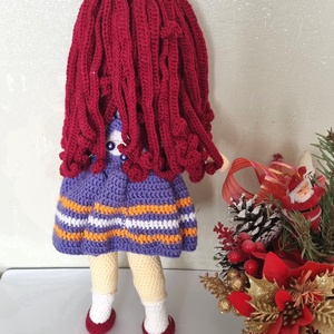 Corina papusa prietenoasa - jucării și echipamente pentru copii - plușuri - păpușă croșetată, păpușă de pluș - Artynos.ro