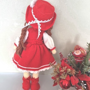 Gloria papusa cu codite - jucării și echipamente pentru copii - plușuri - păpușă croșetată, păpușă de pluș - Artynos.ro