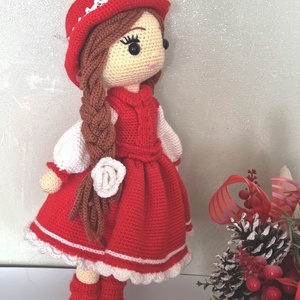 Gloria papusa cu codite - jucării și echipamente pentru copii - plușuri - păpușă croșetată, păpușă de pluș - Artynos.ro