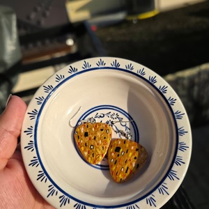 Cercei Klimt - lut polimer - bijuterii - cercei - cercei cu figurine - Artynos.ro