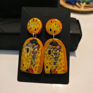 Cercei Klimt - lut polimer - Artynos.ro