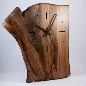Ceas de perete din lemn, ceas din lemn rustic -  - Artynos.ro