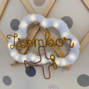 Decorațiune de perete iluminată personalizată, lumină de noapte cu lumină zburătoare -  - Artynos.ro
