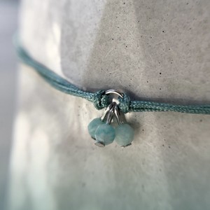 FINE LINE - echilibru - bratara minimalista din amazonit - Artynos.ro