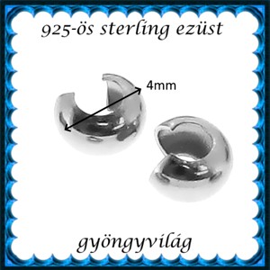 Accesorii pentru bijuterii din argint 925: capac pentru noduri ECST 01-4e -  - Artynos.ro