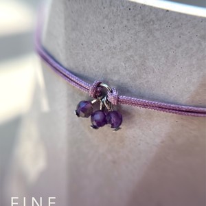 FINE LINE - calm - bratara minimalista cu ametist - Artynos.ro